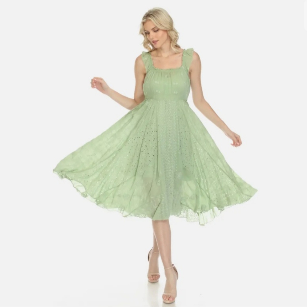 Johnny Was Midi Dress - Size L